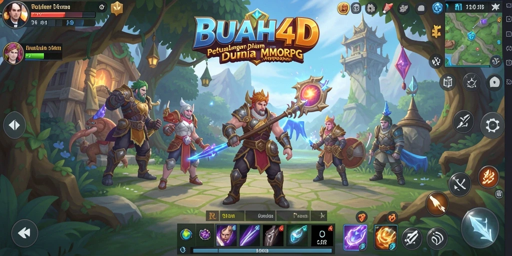 Tampilan gameplay mendebarkan di dunia <strong>BUAH4D</strong>.