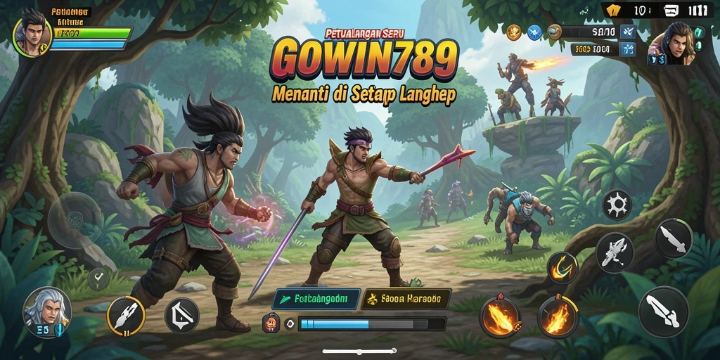 Tampilan gameplay GOWIN789 yang mendebarkan dan penuh tantangan.
