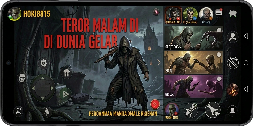 Gameplay menakutkan HOKI8815 dengan suasana yang mencekam.