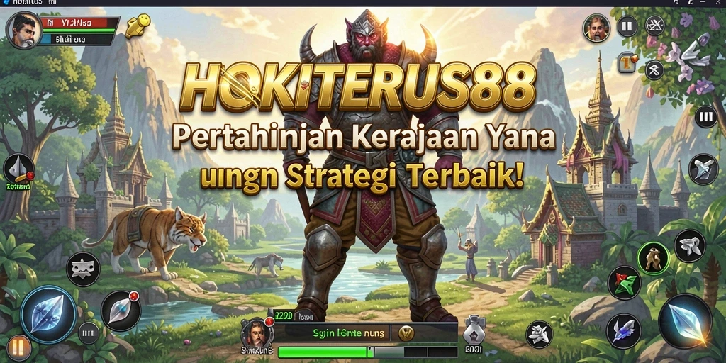 Tampilan gameplay seru HOKITERUS88 dalam aksi Tower Defense.
