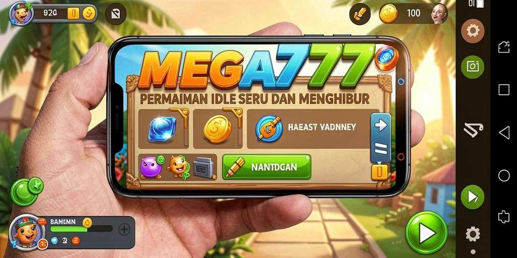 Tampilan gameplay MEGA777 yang menarik dan adiktif.