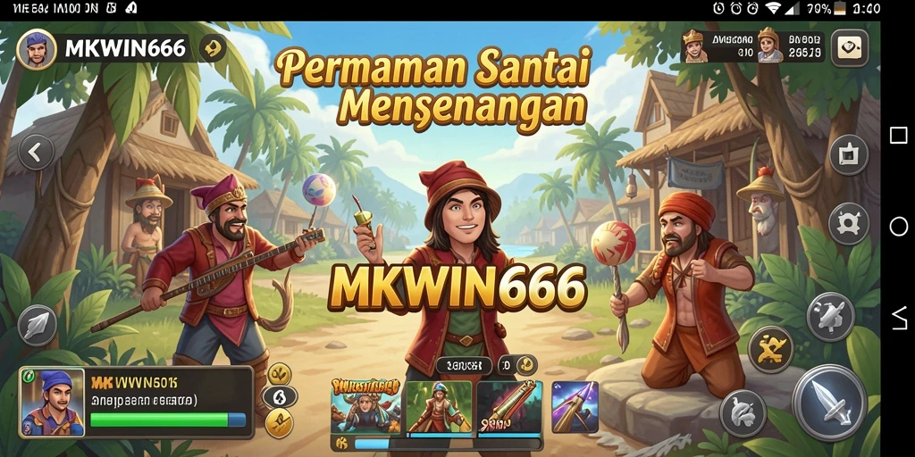 Tampilan gameplay <strong>MKWIN666</strong> yang penuh warna dan menghibur.