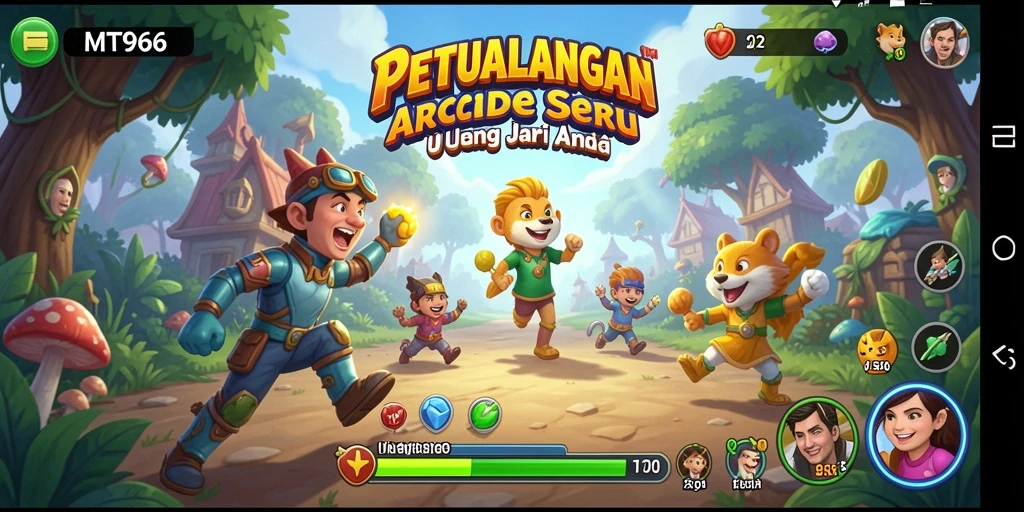 Tampilan menakjubkan dari gameplay seru MT966.