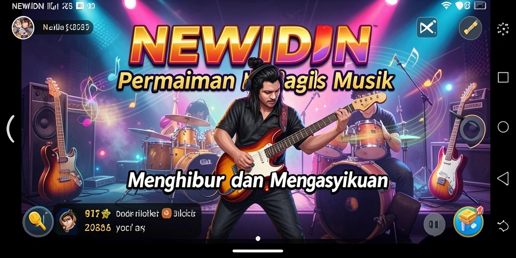 Tampilan gameplay NEWIDN yang interaktif dan menarik.