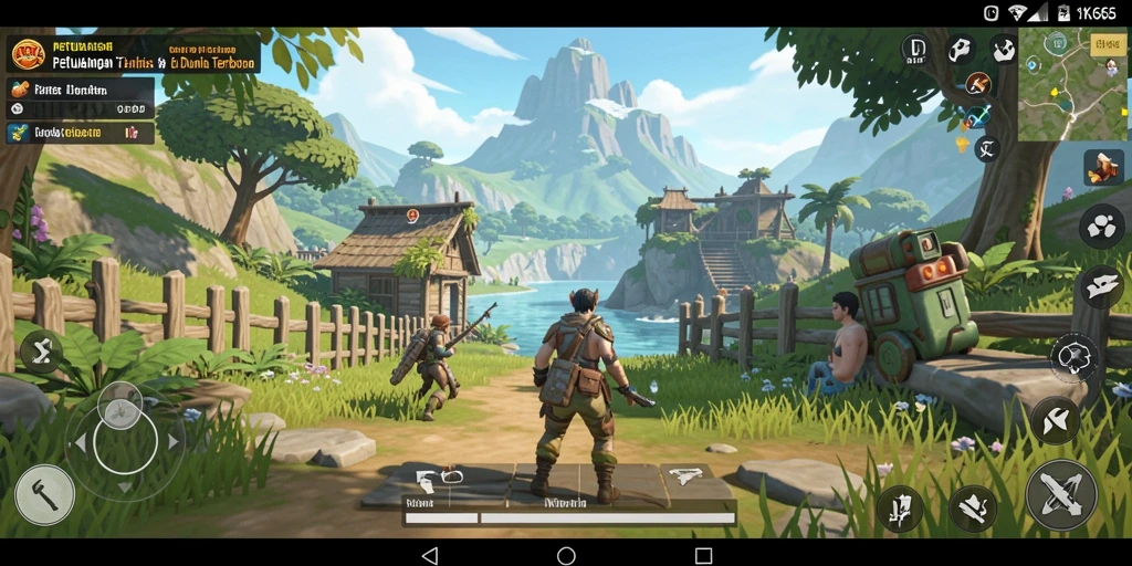 Tampilan visual NK666 yang menakjubkan dalam gameplay Open World.