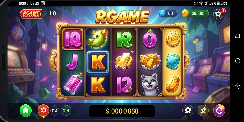 Screenshot RPGAME menampilkan keseruan gameplay Slot yang menarik.