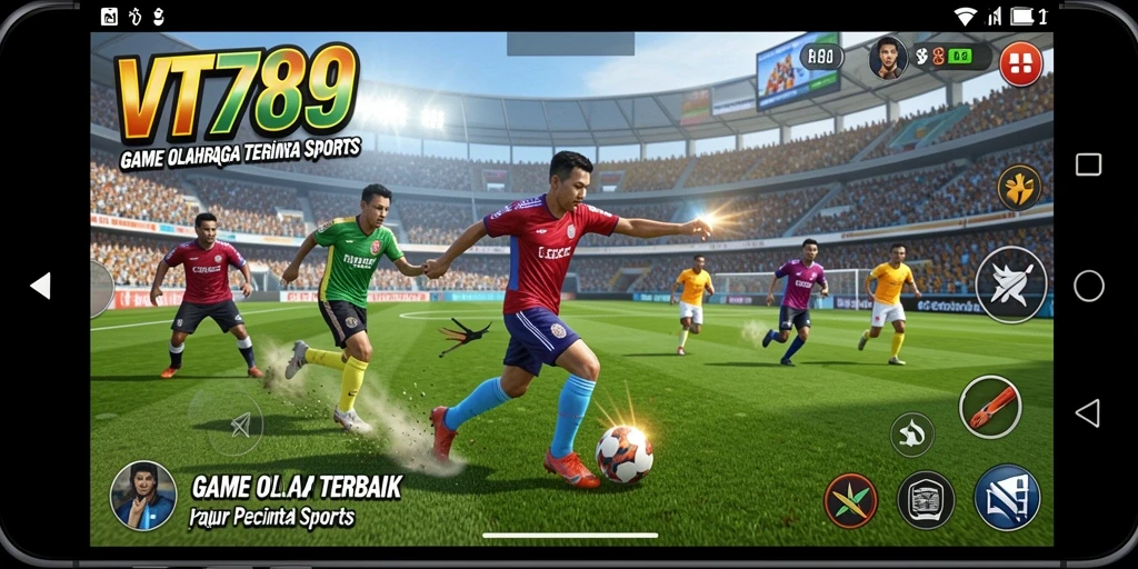 Tampilan gameplay seru dan dinamis dalam VT789.