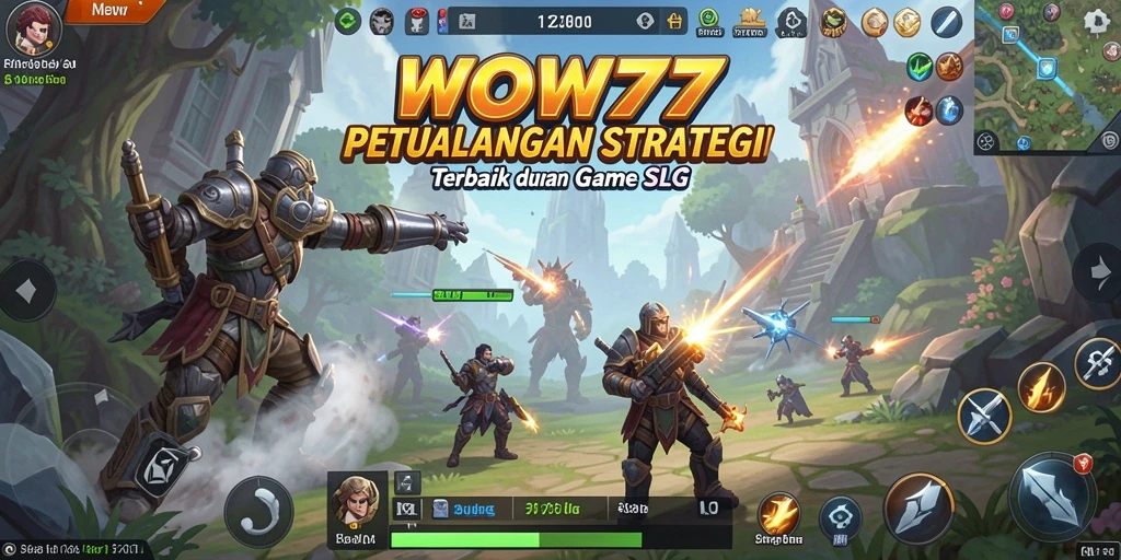 Tampilan gameplay WOW77 yang menarik dan menantang untuk strategi permainan SLG.
